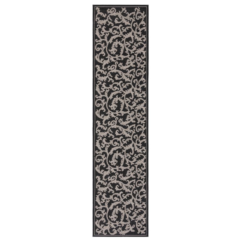 COURTYARD, BLACK / SAND, 2'-3" X 10', Area Rug, CY2653-3908-210. Picture 4