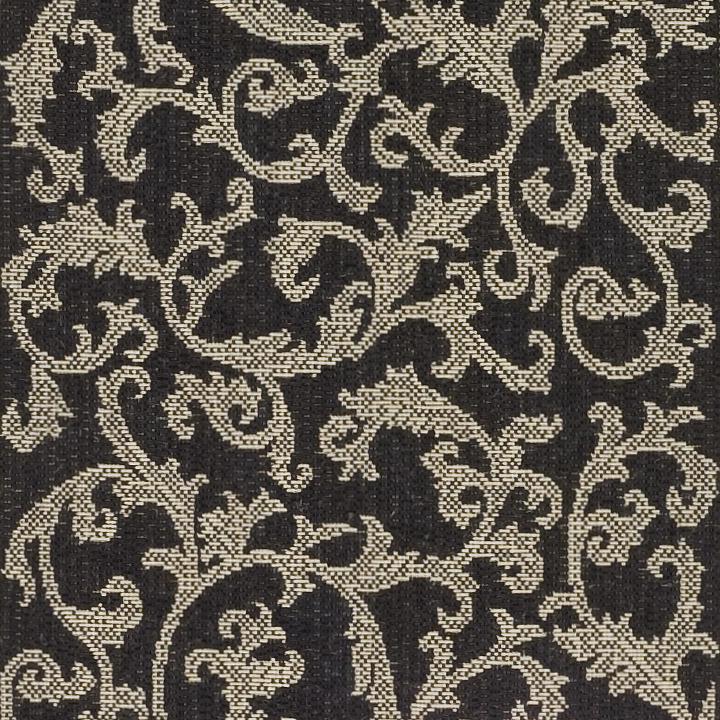 COURTYARD, BLACK / SAND, 2'-3" X 10', Area Rug, CY2653-3908-210. Picture 2