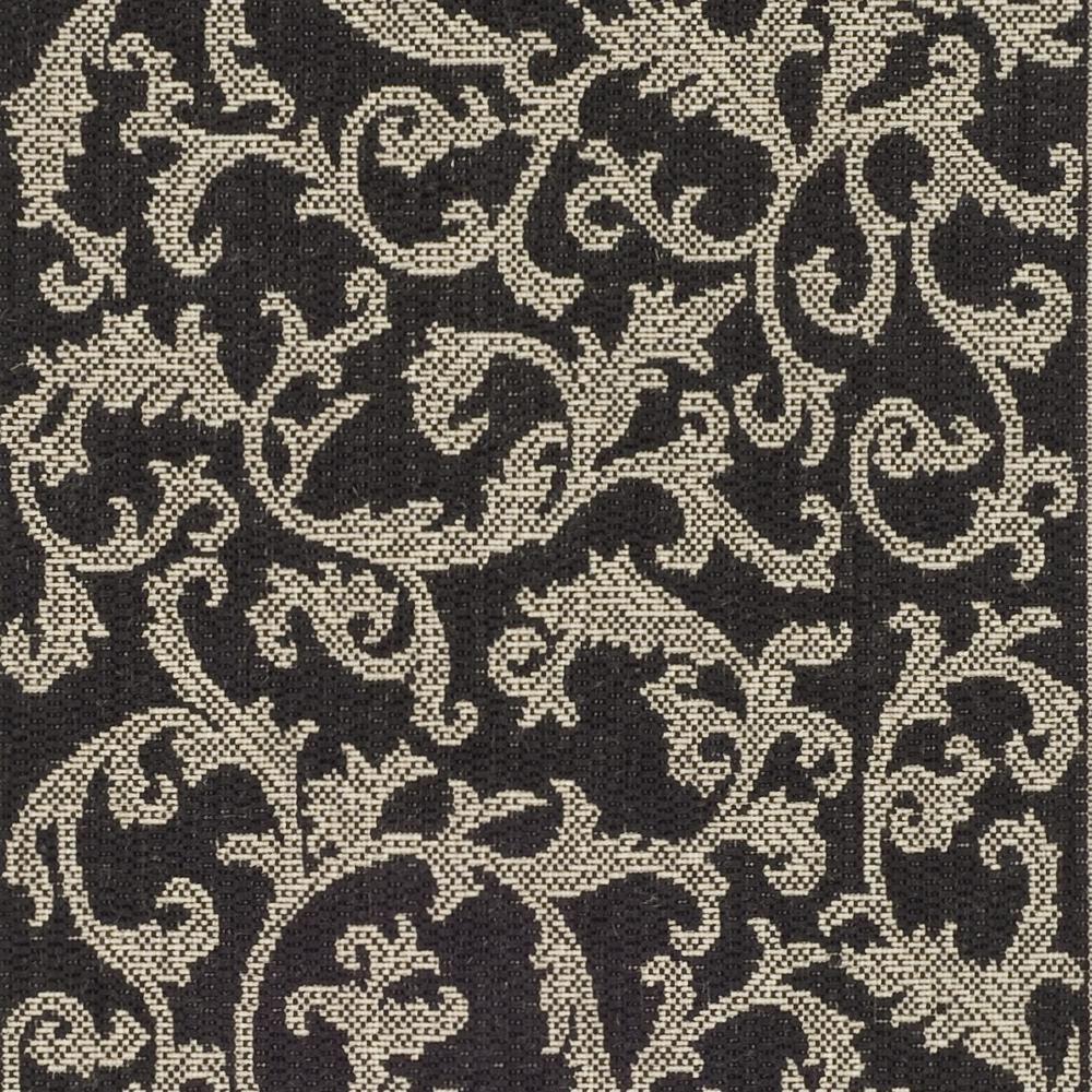 COURTYARD, BLACK / SAND, 2'-3" X 6'-7", Area Rug, CY2653-3908-27. Picture 2