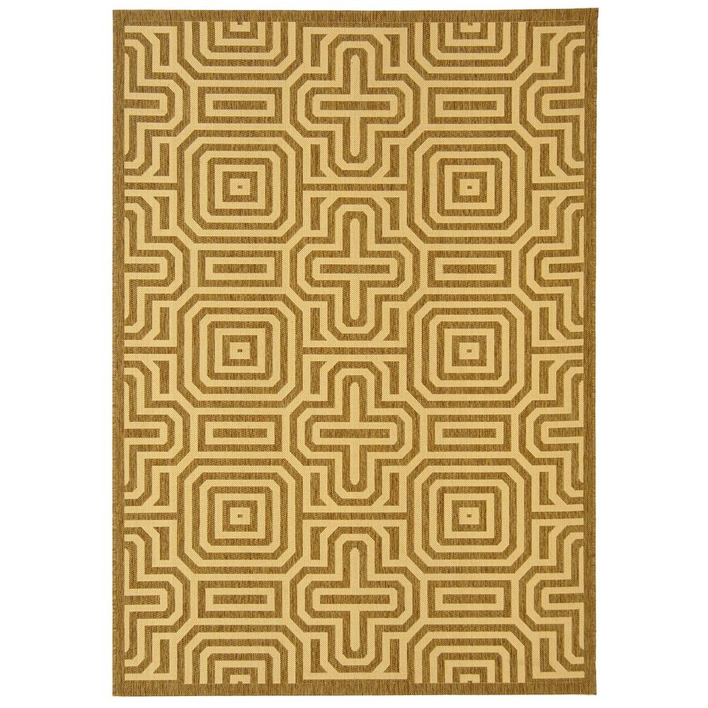 COURTYARD, BROWN / NATURAL, 2'-3" X 10', Area Rug, CY2962-3009-210. Picture 1