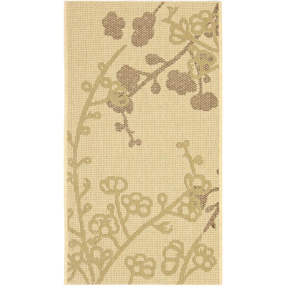 COURTYARD, NATURAL / OLIVE, 2'-7" X 5', Area Rug, CY4038A-3. The main picture.