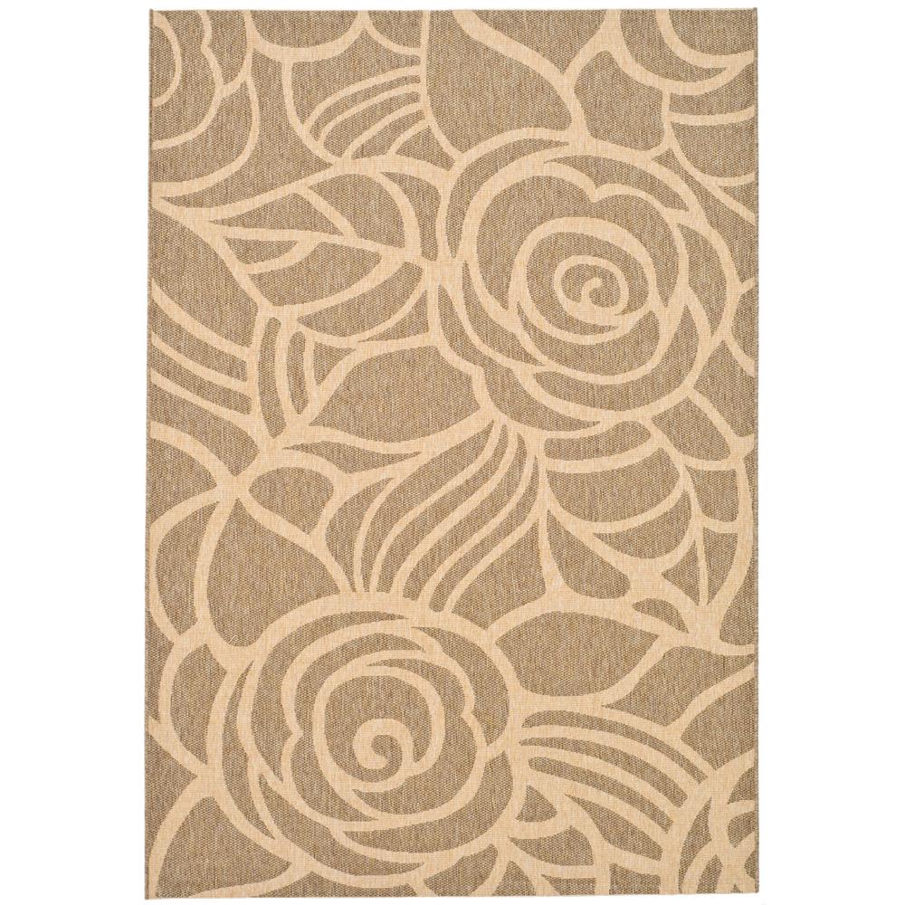 COURTYARD, COFFEE / SAND, 5'-3" X 7'-7", Area Rug, CY5141B-5. Picture 1