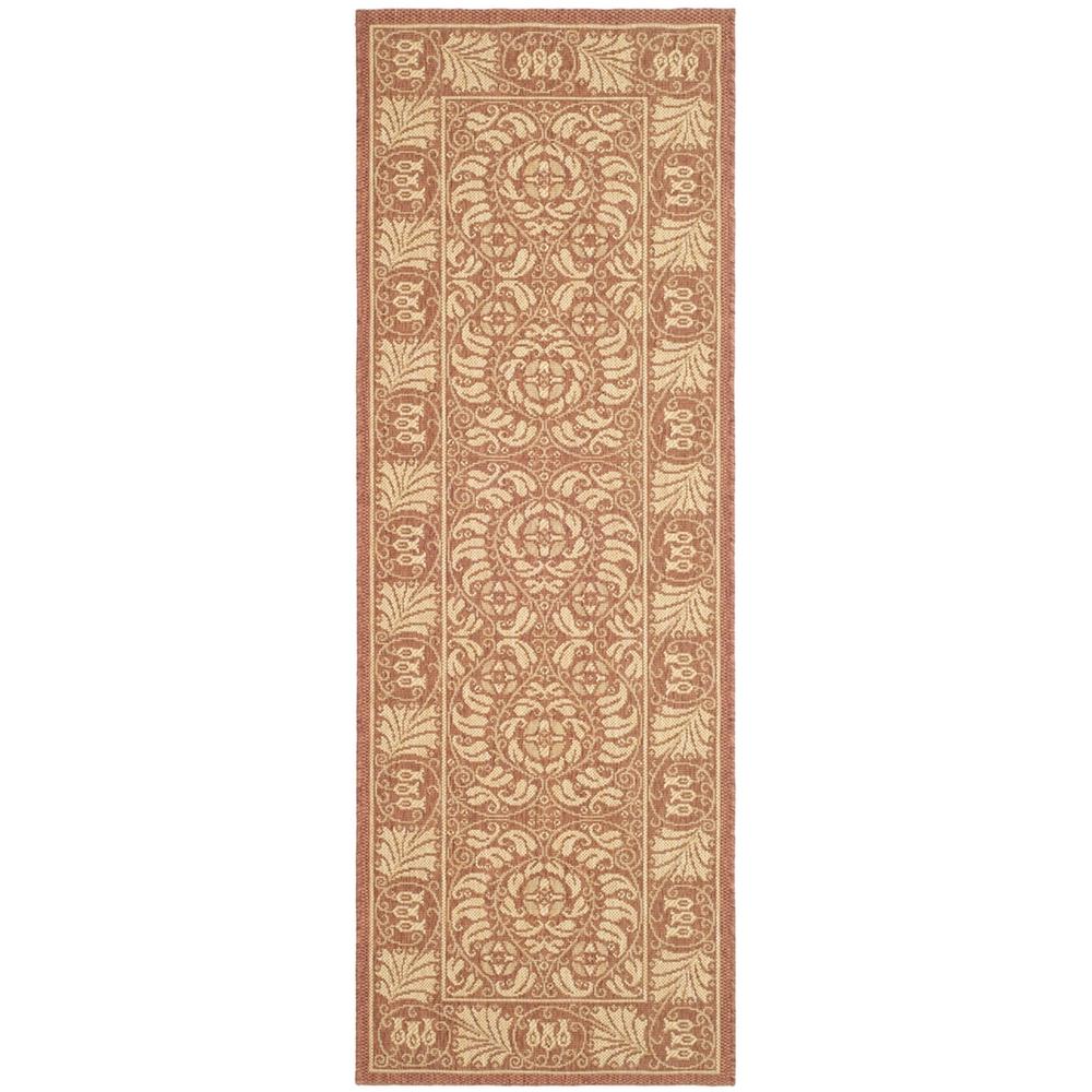 COURTYARD, RUST / SAND, 2'-7" X 8'-2", Area Rug, CY5146A-38. Picture 1