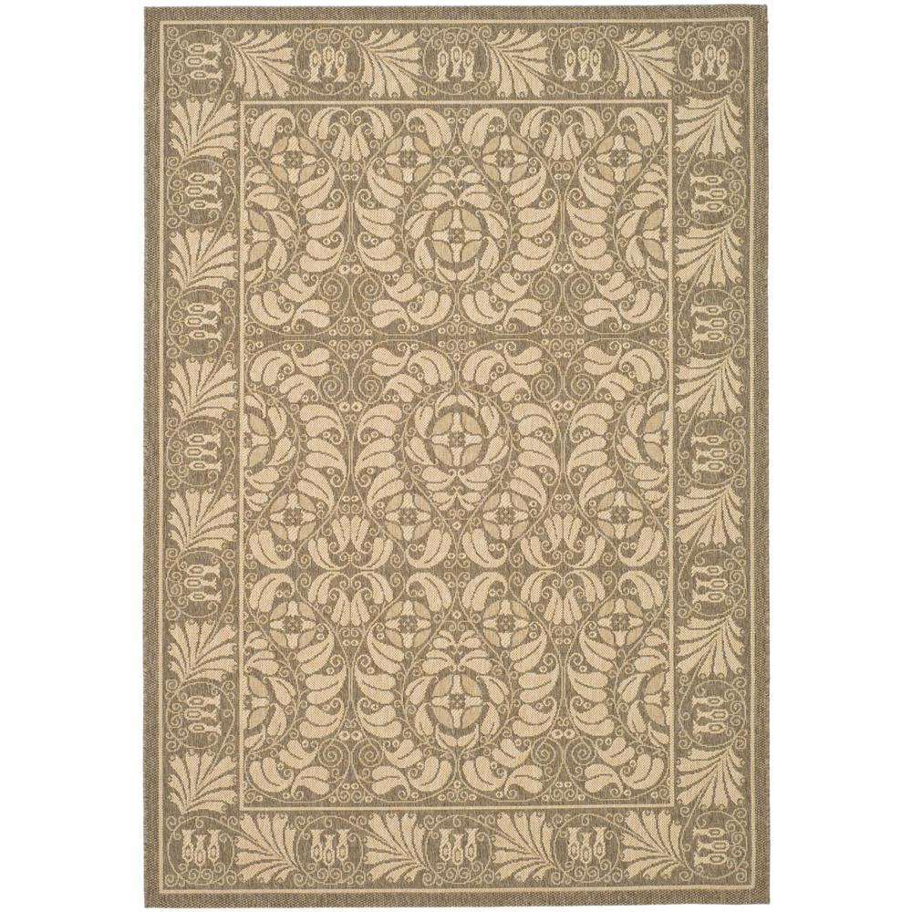 COURTYARD, COFFEE / SAND, 5'-3" X 7'-7", Area Rug, CY5146B-5. Picture 1