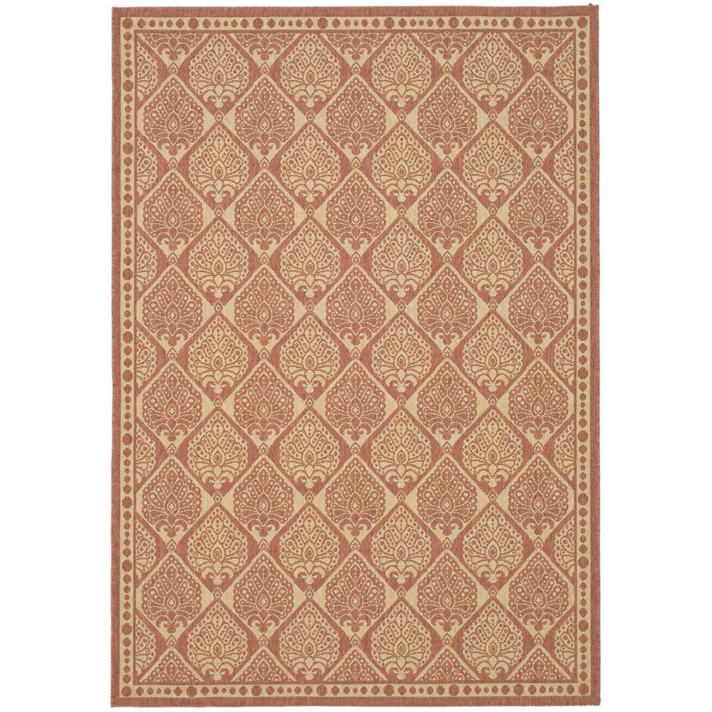 COURTYARD, RUST / SAND, 4' X 5'-7", Area Rug, CY5149A-4. Picture 1