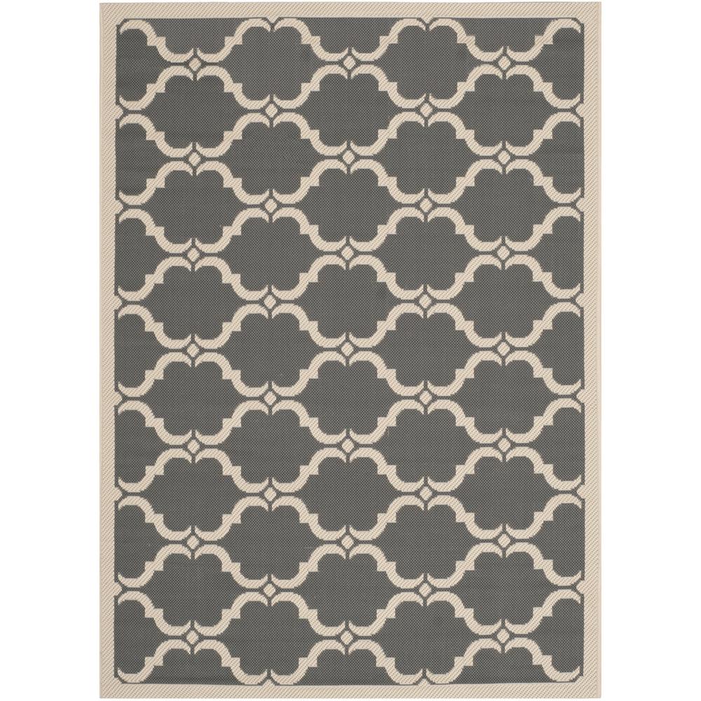 COURTYARD, ANTHRACITE / BEIGE, 5'-3" X 7'-7", Area Rug, CY6009-246-5. Picture 1