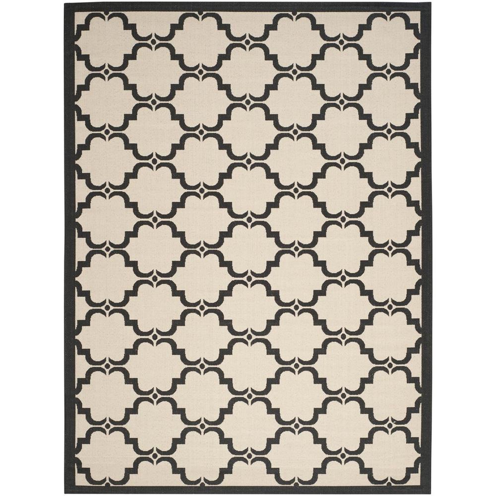COURTYARD, BEIGE / BLACK, 5'-3" X 7'-7", Area Rug, CY6009-256-5. Picture 1