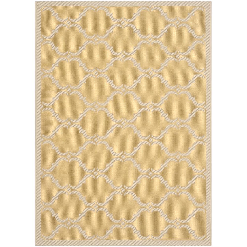 COURTYARD, YELLOW / BEIGE, 5'-3" X 7'-7", Area Rug, CY6009-316-5. Picture 1
