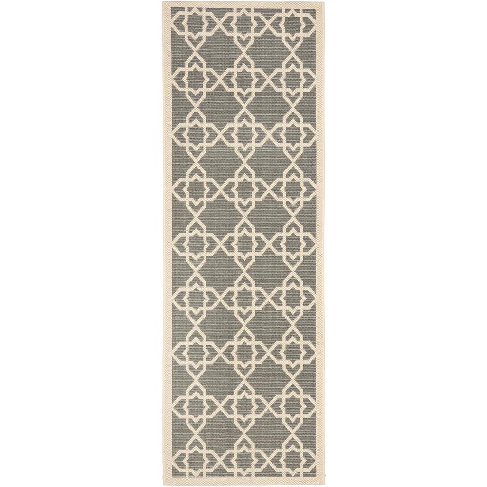 COURTYARD, GREY / BEIGE, 2'-3" X 12', Area Rug, CY6032-246-212. Picture 1