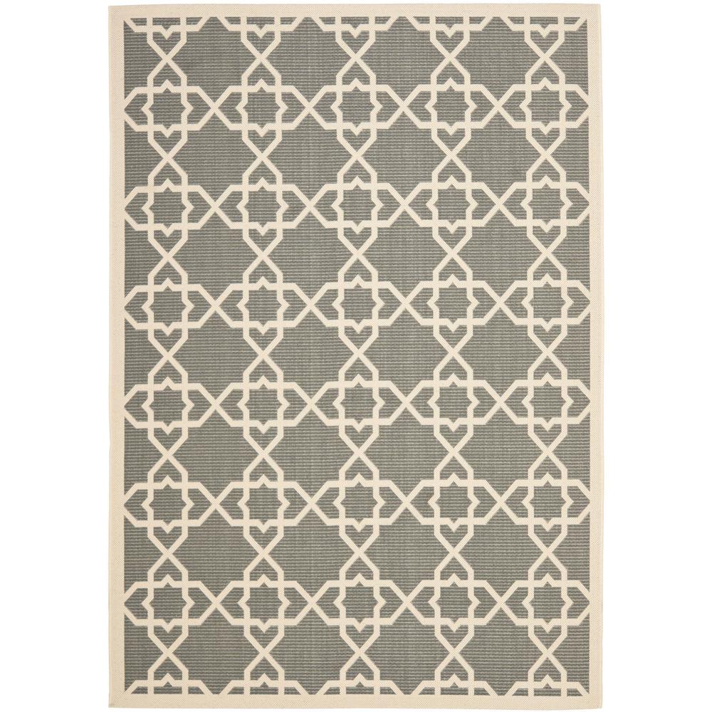 COURTYARD, GREY / BEIGE, 5'-3" X 7'-7", Area Rug, CY6032-246-5. Picture 1