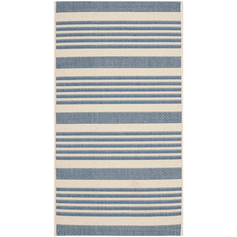 COURTYARD, BEIGE / BLUE, 2'-7" X 5', Area Rug, CY6062-233-3. Picture 1
