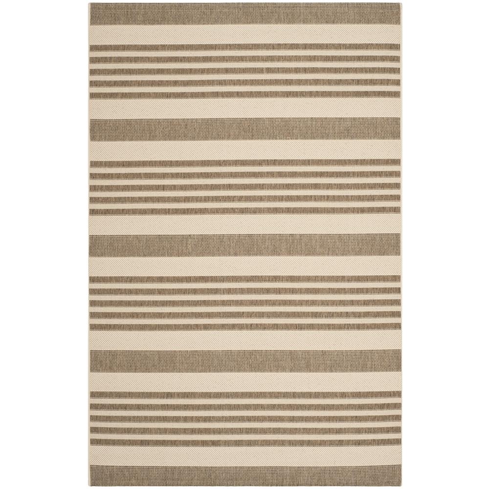COURTYARD, BROWN / BONE, 5'-3" X 7'-7", Area Rug, CY6062-242-5. Picture 1