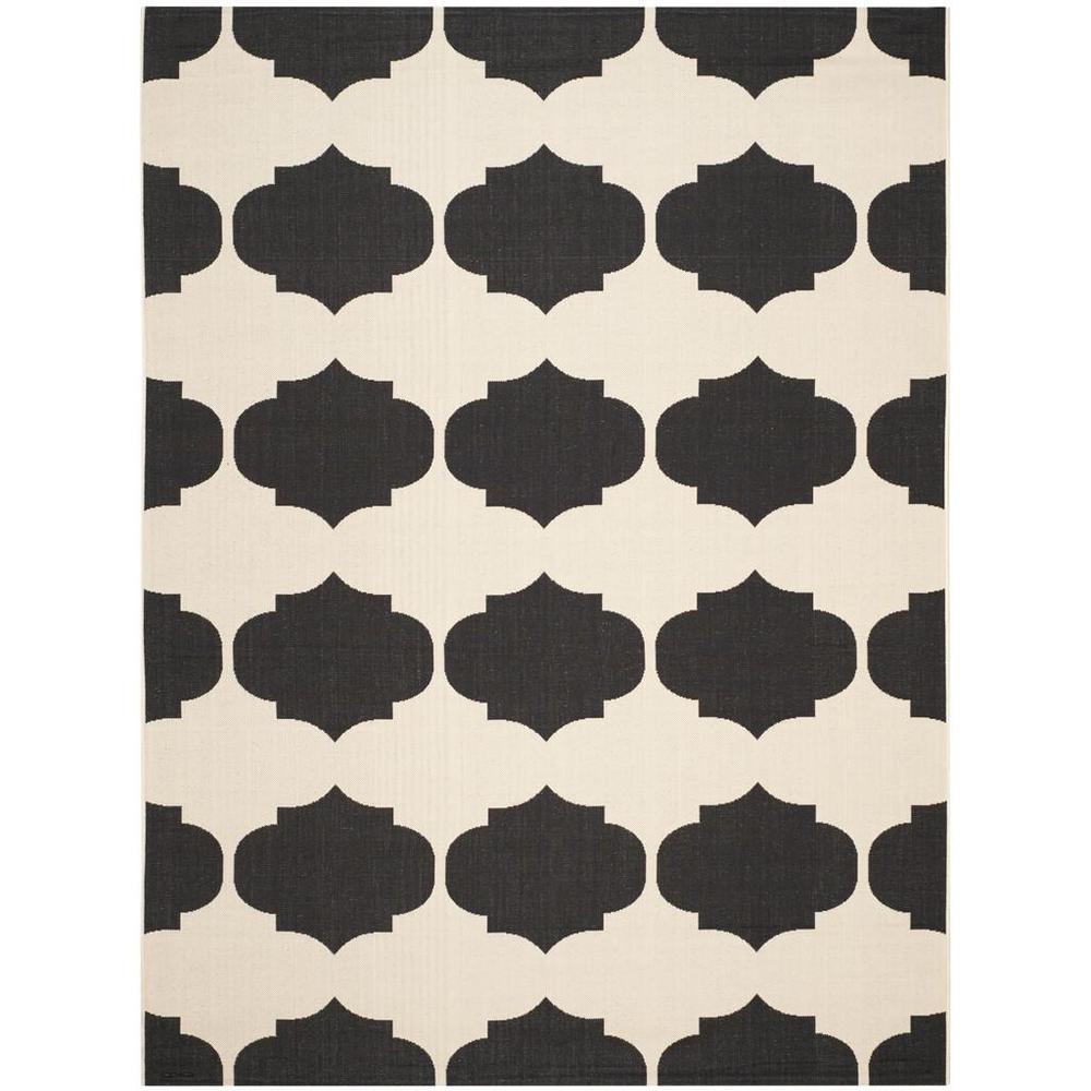 COURTYARD, BEIGE / BLACK, 9' X 12', Area Rug, CY6162-256-9. Picture 1