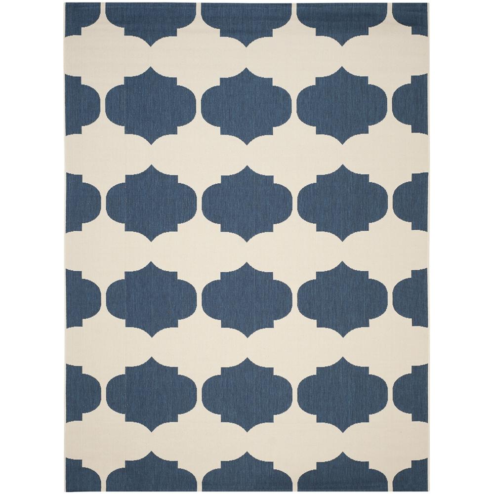 COURTYARD, BEIGE / NAVY, 9' X 12', Area Rug, CY6162-258-9. Picture 1