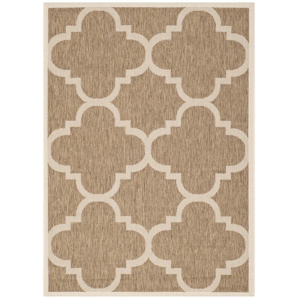 COURTYARD, BROWN, 5'-3" X 7'-7", Area Rug. Picture 1