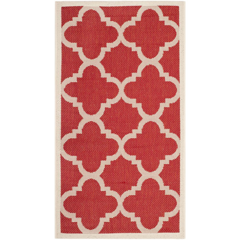 COURTYARD, RED, 2'-7" X 5', Area Rug, CY6243-248-3. Picture 1