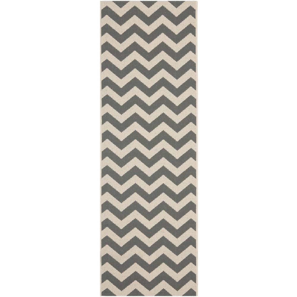 COURTYARD, GREY / BEIGE, 2'-3" X 12', Area Rug, CY6244-246-212. Picture 1