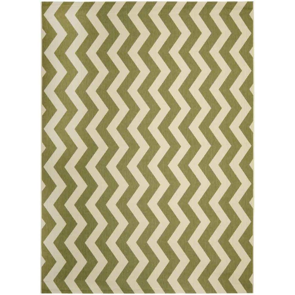 COURTYARD, GREEN / BEIGE, 9' X 12', Area Rug, CY6245-244-9. Picture 1