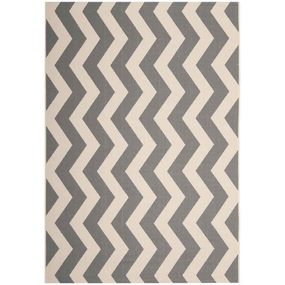 COURTYARD, GREY / BEIGE, 5'-3" X 7'-7", Area Rug, CY6245-246-5. Picture 1