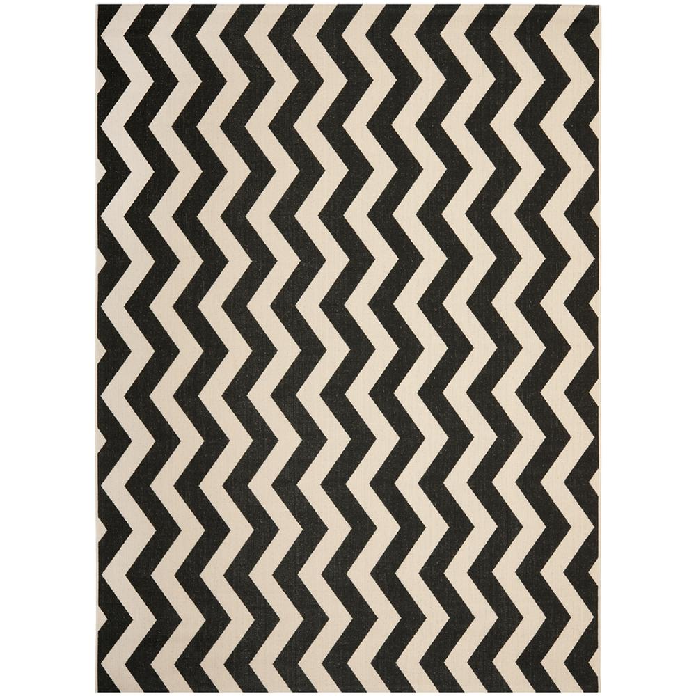 COURTYARD, BLACK / BEIGE, 9' X 12', Area Rug, CY6245-256-9. Picture 1