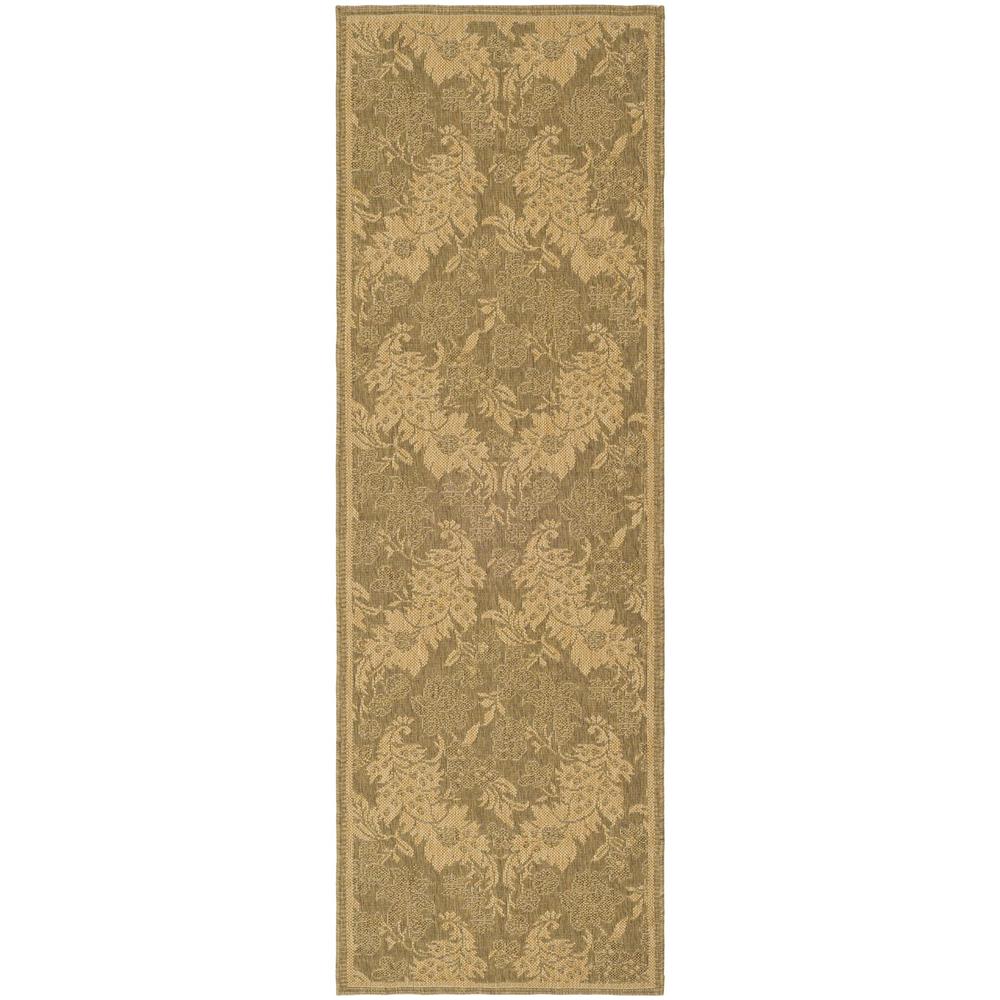 COURTYARD, GOLD / NATURAL, 2'-3" X 6'-7", Area Rug, CY6582-49-27. Picture 1