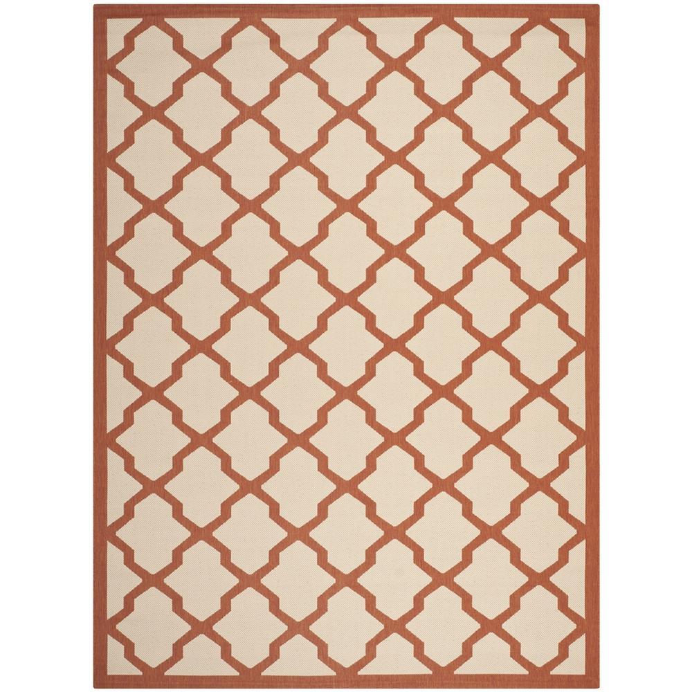COURTYARD, BEIGE / TERRACOTTA, 9' X 12', Area Rug, CY6903-231-9. Picture 1