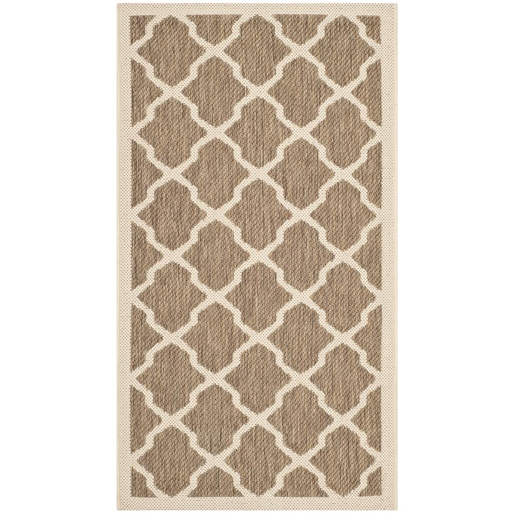 COURTYARD, BROWN / BONE, 2'-7" X 5', Area Rug, CY6903-242-3. Picture 1