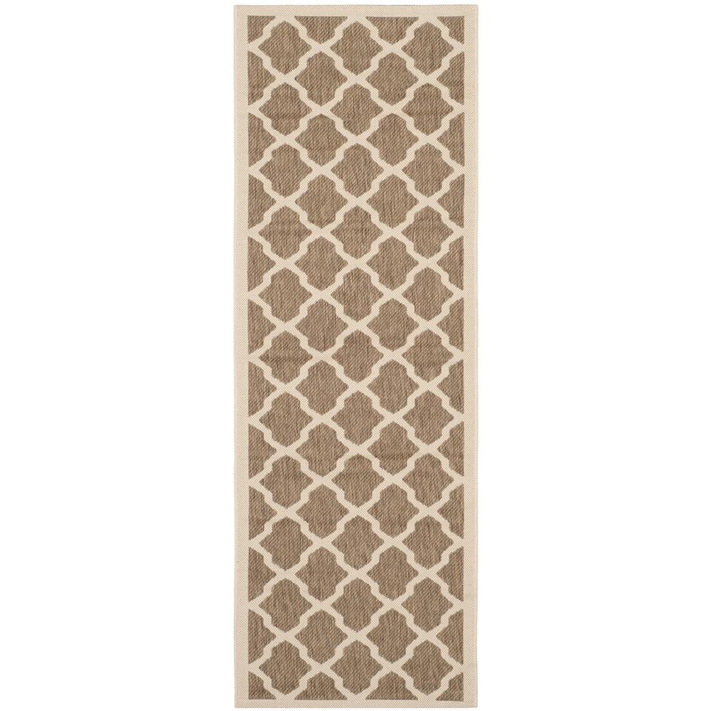 COURTYARD, BROWN / BONE, 2'-3" X 6'-7", Area Rug, CY6903-242-27. Picture 1