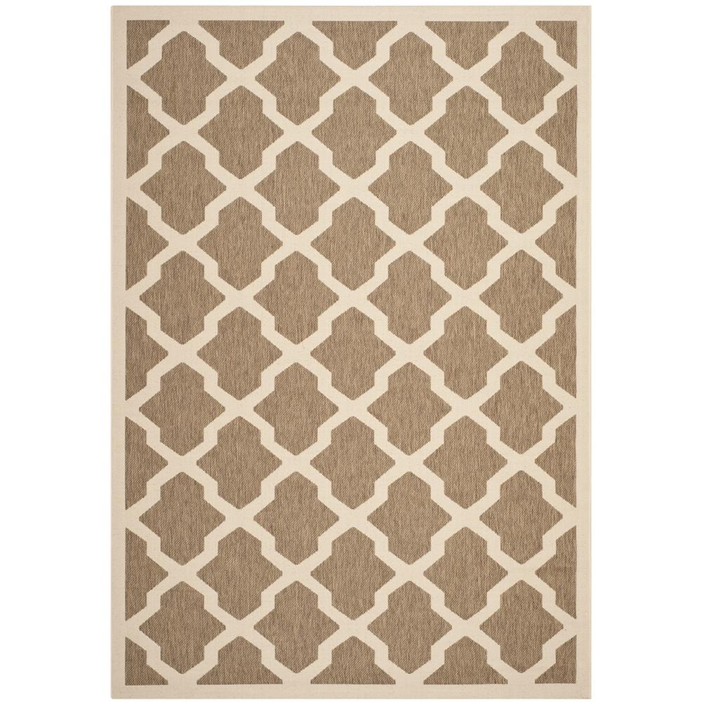 COURTYARD, BROWN / BONE, 5'-3" X 7'-7", Area Rug, CY6903-242-5. Picture 1