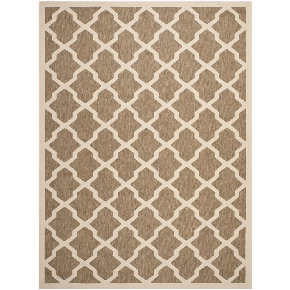 COURTYARD, BROWN / BONE, 9' X 12', Area Rug, CY6903-242-9. Picture 1