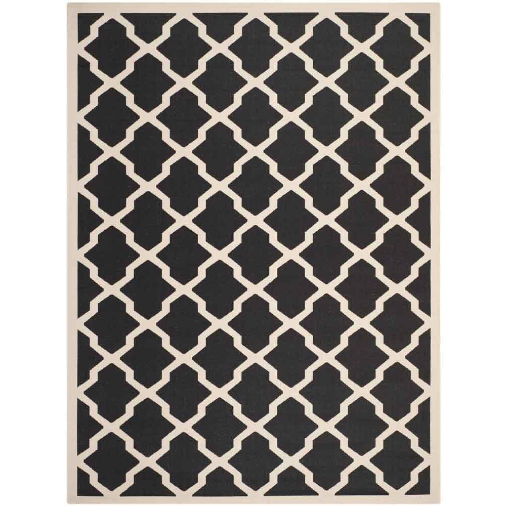 COURTYARD, BLACK / BEIGE, 9' X 12', Area Rug, CY6903-266-9. Picture 1