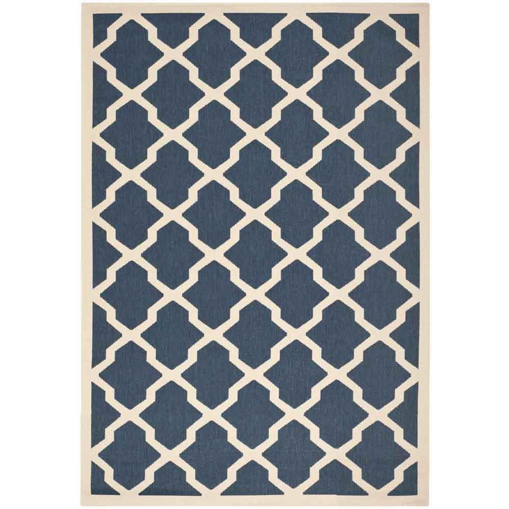 COURTYARD, NAVY / BEIGE, 5'-3" X 7'-7", Area Rug, CY6903-268-5. Picture 1