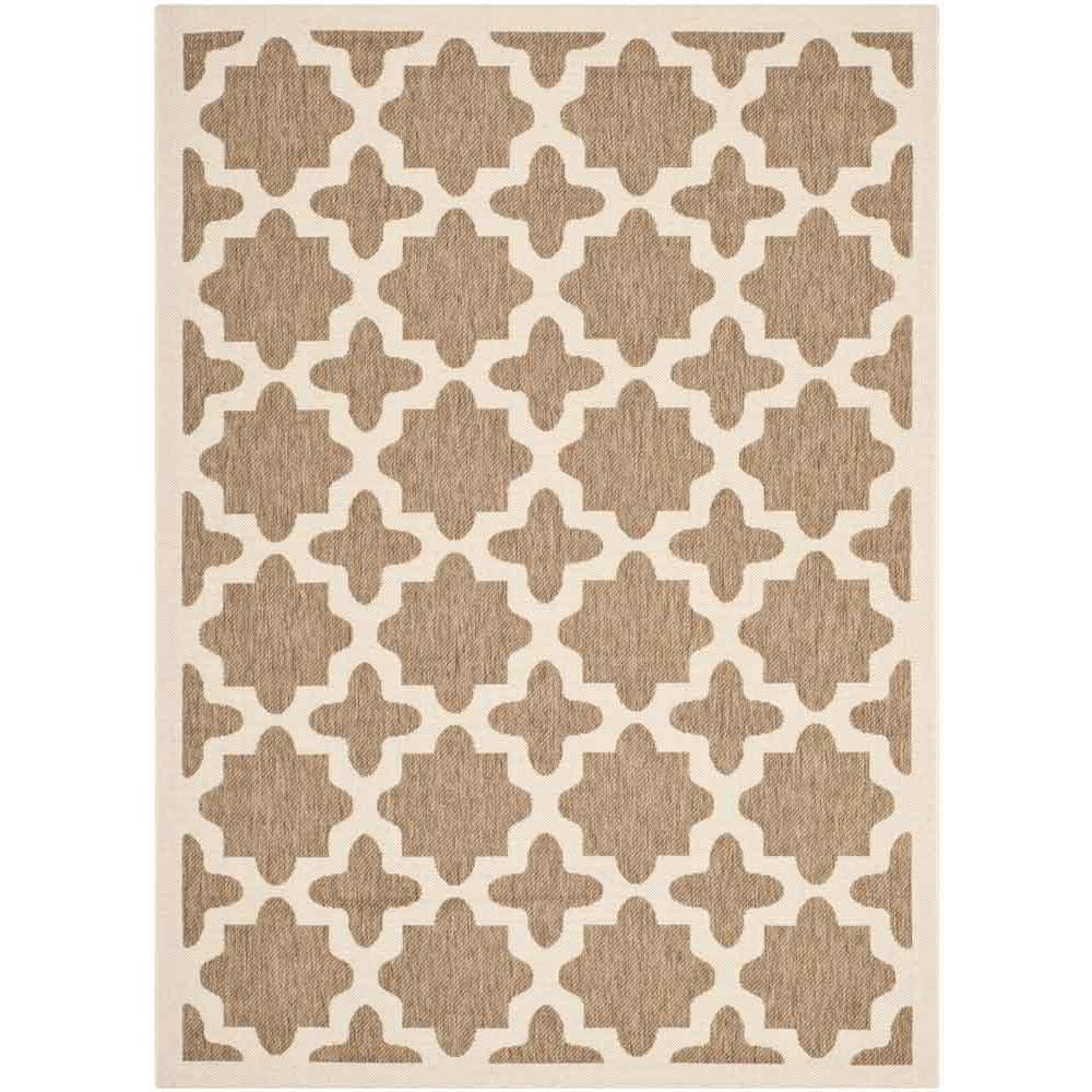 COURTYARD, BROWN / BONE, 5'-3" X 7'-7", Area Rug, CY6913-242-5. Picture 1