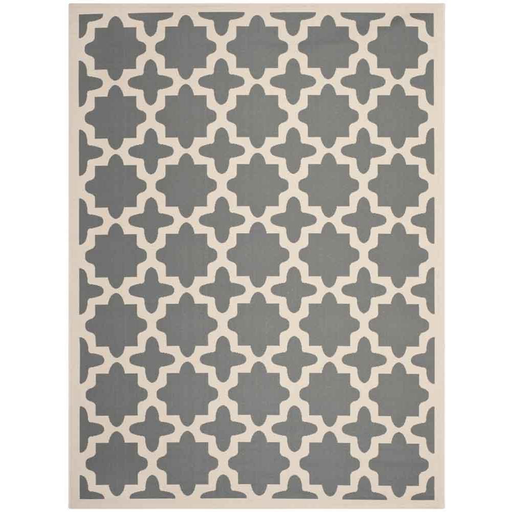 COURTYARD, ANTHRACITE / BEIGE, 9' X 12', Area Rug, CY6913-246-9. Picture 1