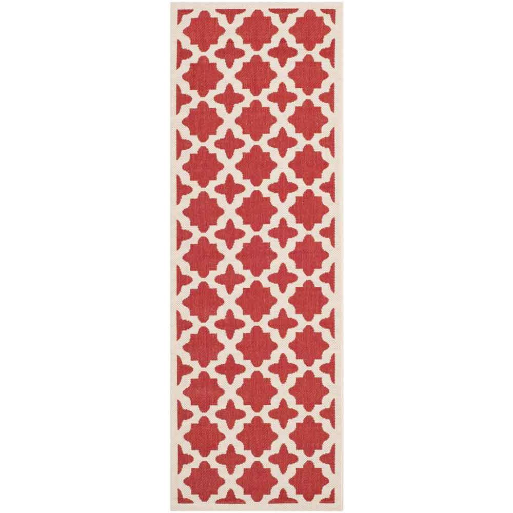 COURTYARD, RED / BONE, 2'-3" X 6'-7", Area Rug, CY6913-248-27. Picture 1