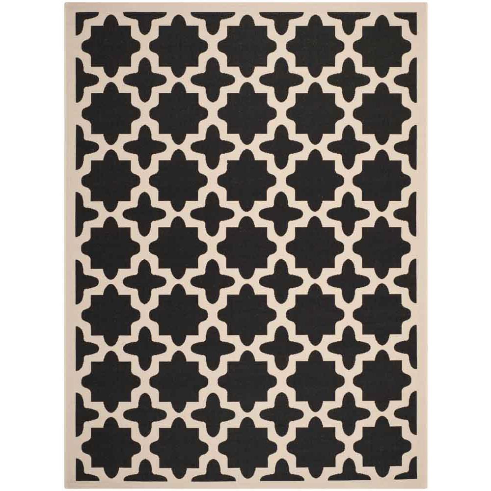 COURTYARD, BLACK / BEIGE, 9' X 12', Area Rug, CY6913-266-9. Picture 1