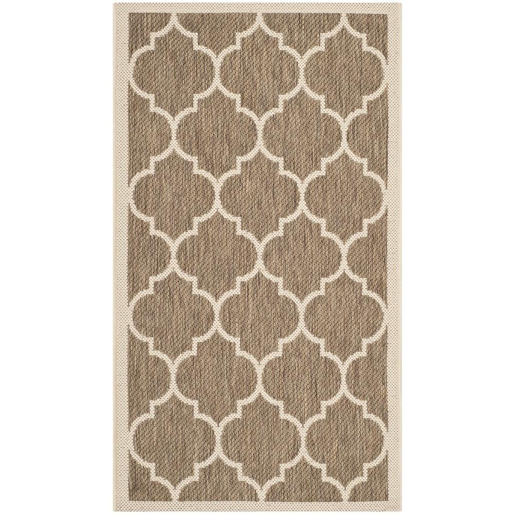 COURTYARD, BROWN / BONE, 2'-7" X 5', Area Rug, CY6914-242-3. Picture 1