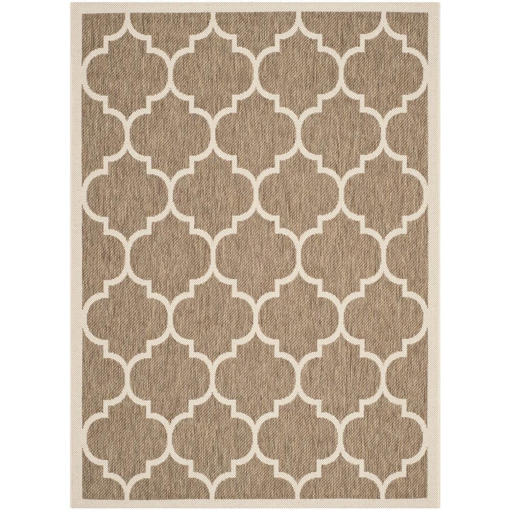 COURTYARD, BROWN / BONE, 5'-3" X 7'-7", Area Rug, CY6914-242-5. Picture 1