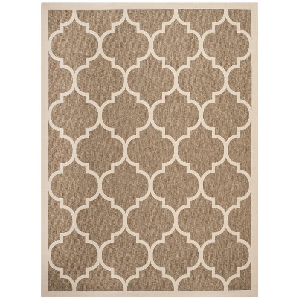COURTYARD, BROWN / BONE, 9' X 12', Area Rug, CY6914-242-9. Picture 1