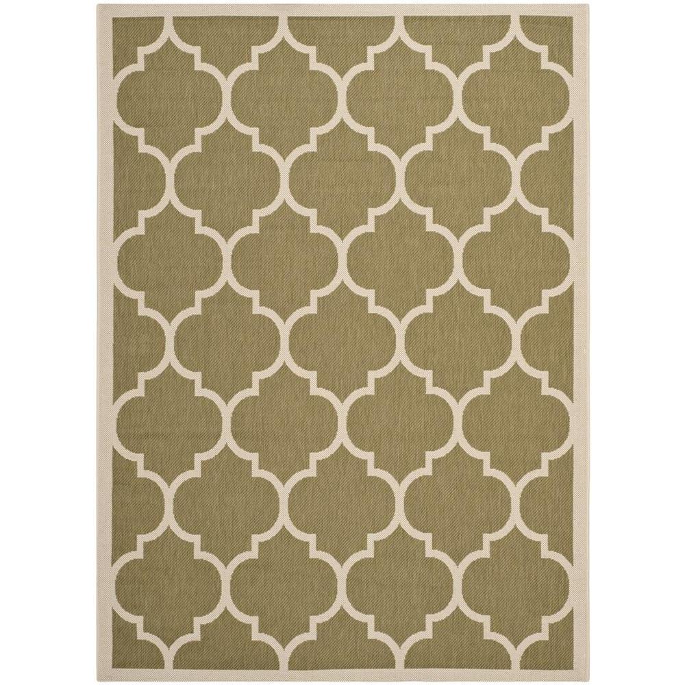 COURTYARD, GREEN / BEIGE, 5'-3" X 7'-7", Area Rug, CY6914-244-5. Picture 1