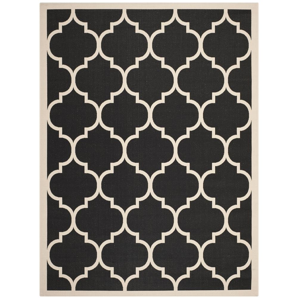 COURTYARD, BLACK / BEIGE, 9' X 12', Area Rug, CY6914-266-9. Picture 1