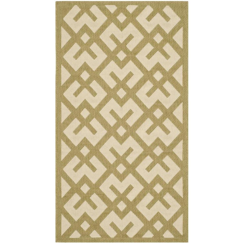 COURTYARD, BEIGE / GREEN, 2'-7" X 5', Area Rug, CY6915-244-3. Picture 1