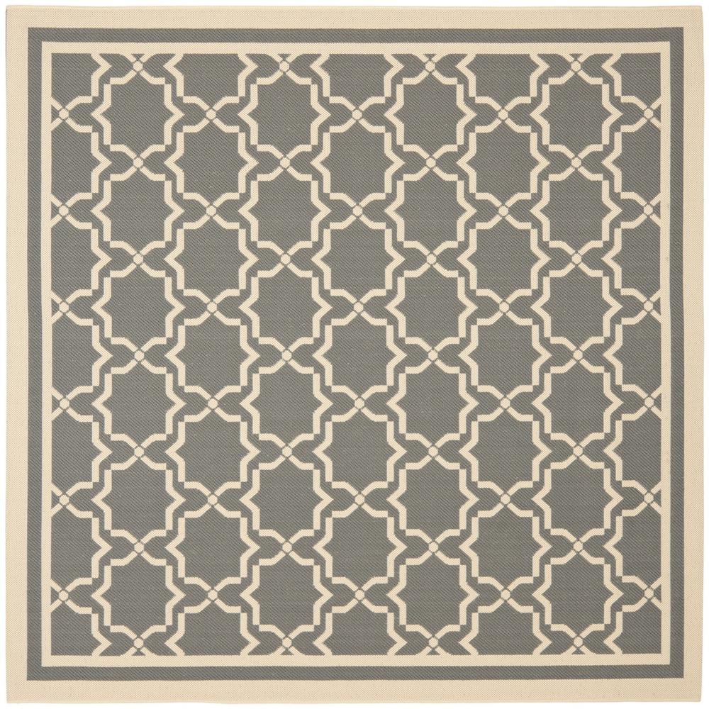 COURTYARD, ANTHRACITE / BEIGE, 6'-7" X 6'-7" Square, Area Rug, CY6916-246-7SQ. Picture 1