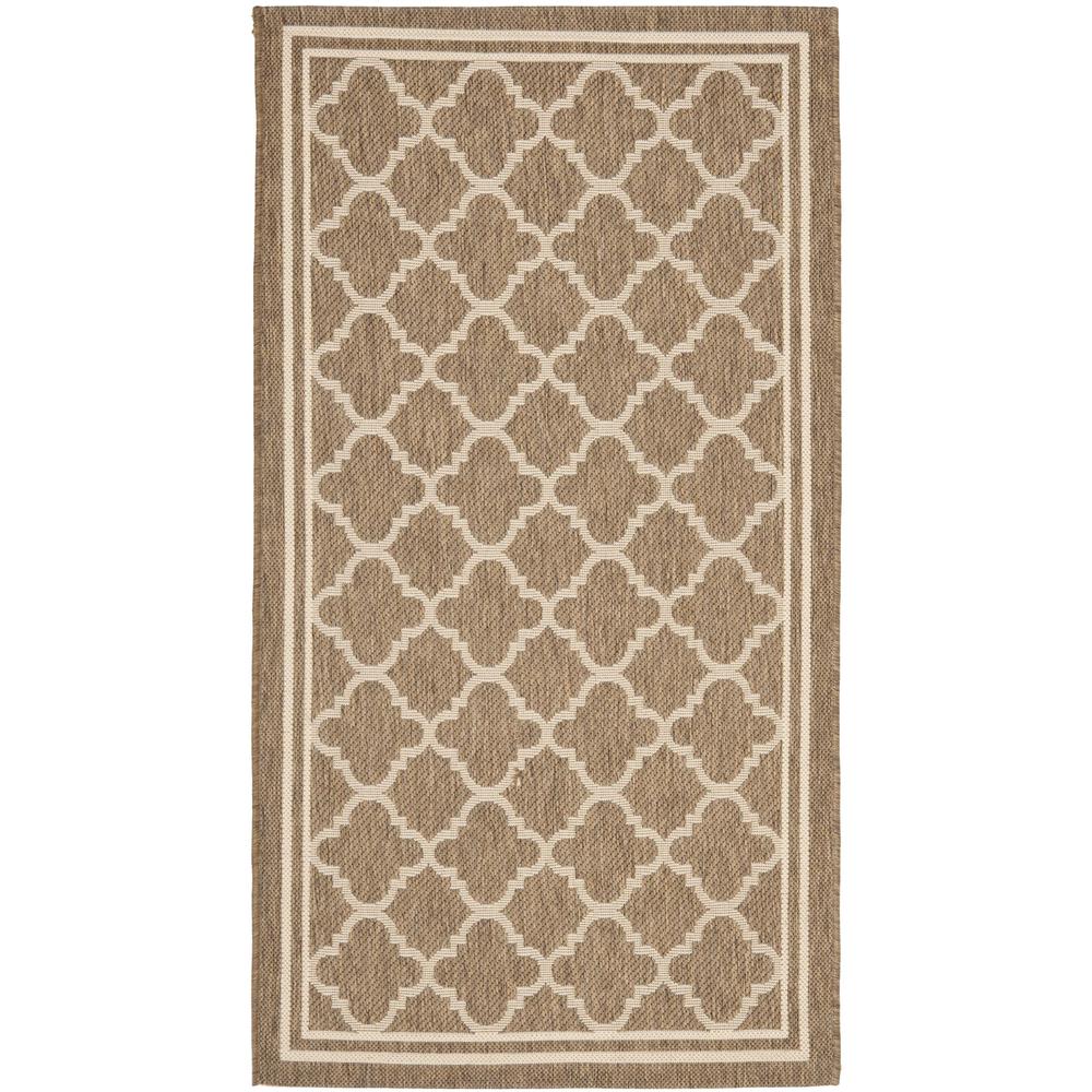 COURTYARD, BROWN / BONE, 2'-7" X 5', Area Rug, CY6918-242-3. Picture 1