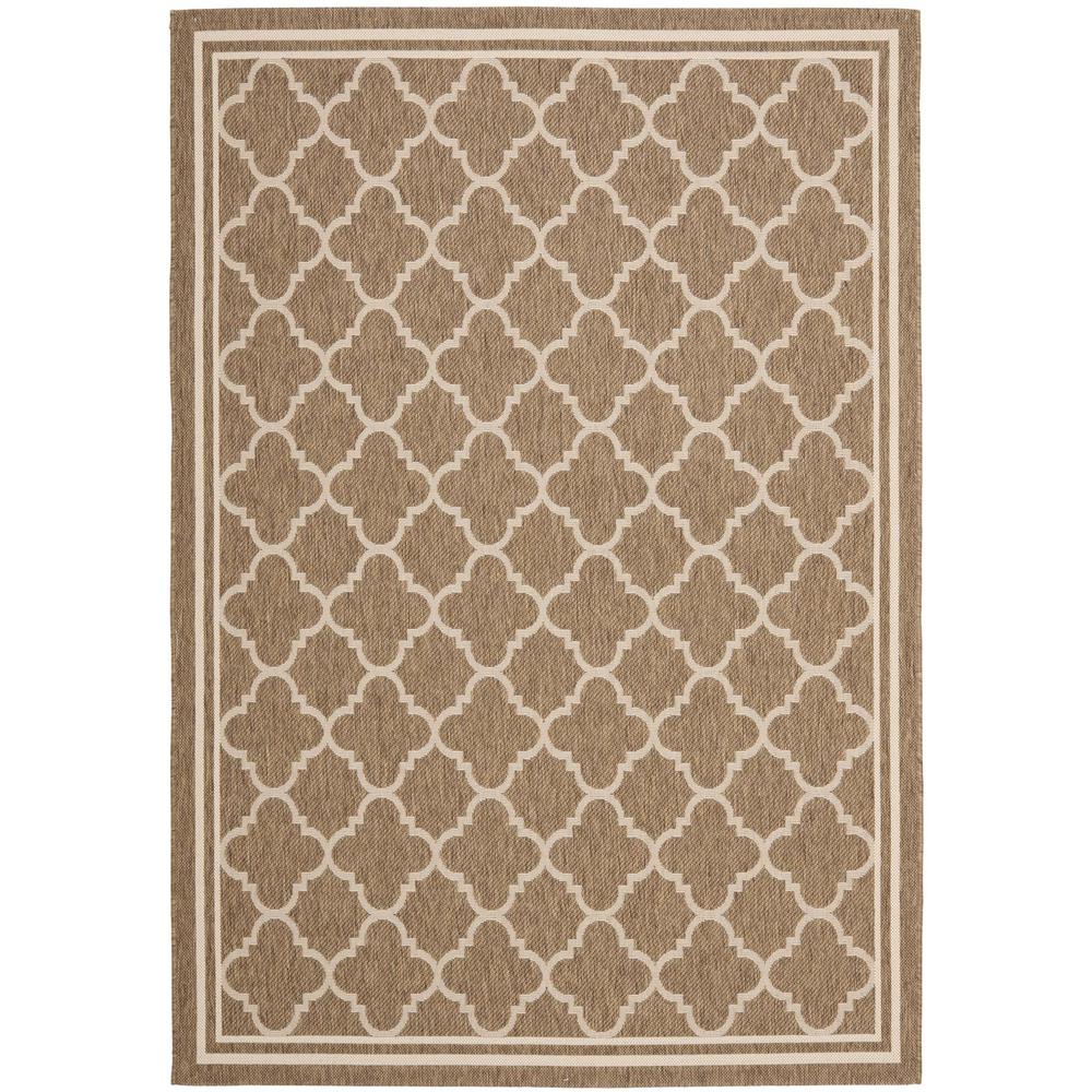 COURTYARD, BROWN / BONE, 5'-3" X 7'-7", Area Rug, CY6918-242-5. Picture 1
