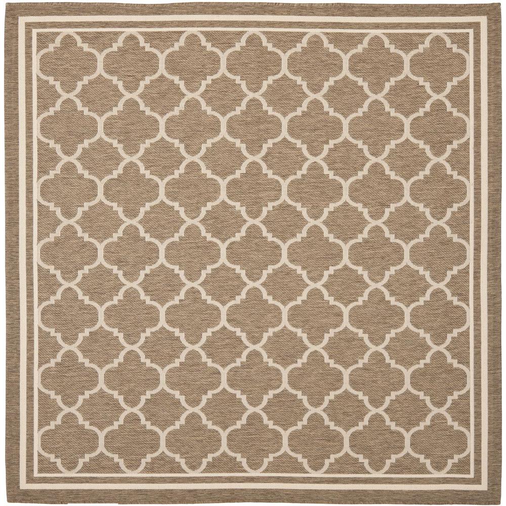 COURTYARD, BROWN / BONE, 5'-3" X 5'-3" Square, Area Rug, CY6918-242-5SQ. Picture 1