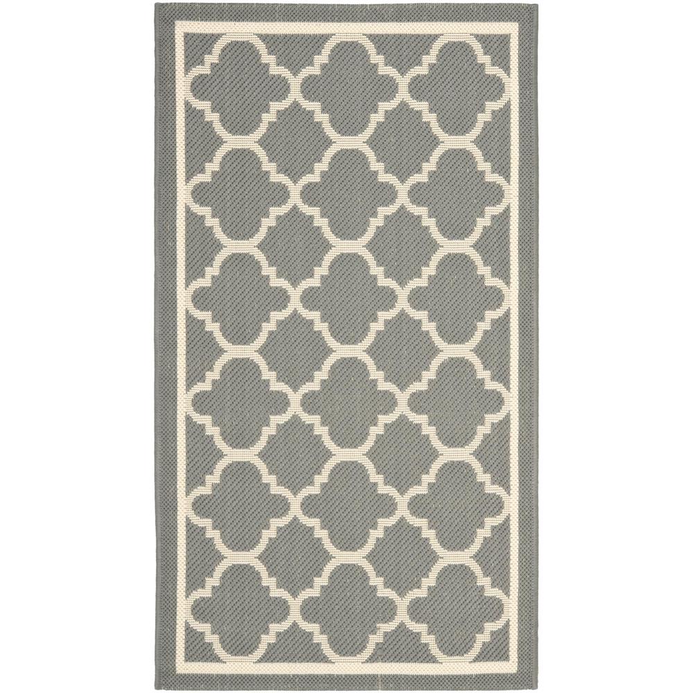 COURTYARD, ANTHRACITE / BEIGE, 2'-7" X 5', Area Rug, CY6918-246-3. Picture 1