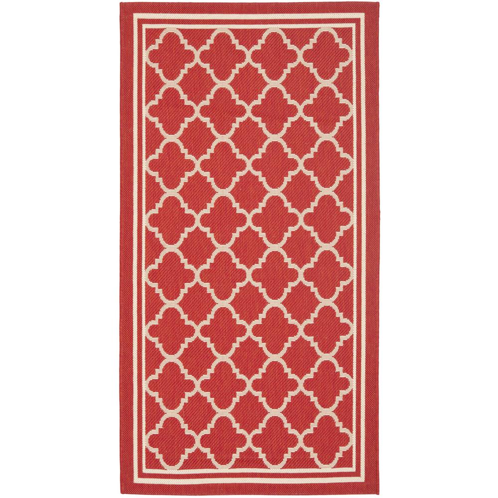 COURTYARD, RED / BONE, 2'-7" X 5', Area Rug, CY6918-248-3. Picture 1