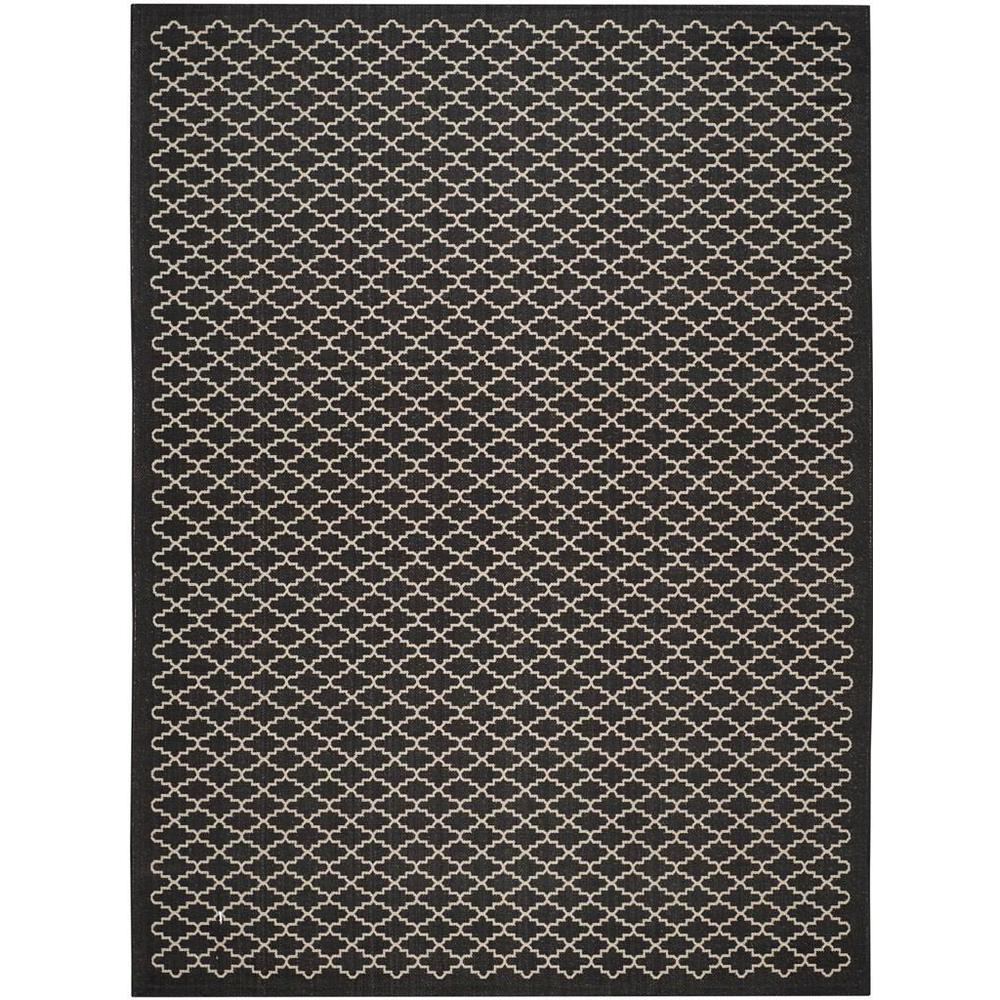 COURTYARD, BLACK / BEIGE, 9' X 12', Area Rug, CY6919-226-9. Picture 1