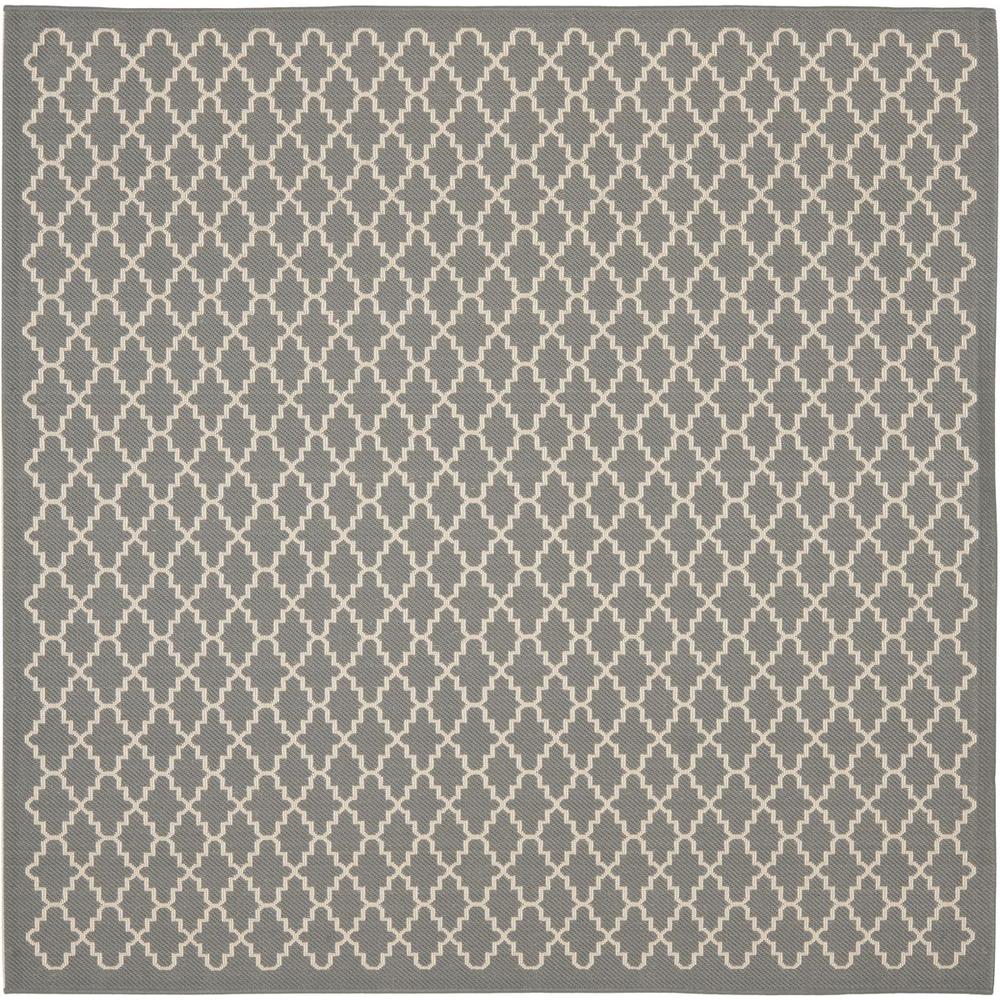 COURTYARD, ANTHRACITE / BEIGE, 5'-3" X 5'-3" Square, Area Rug, CY6919-246-5SQ. Picture 1